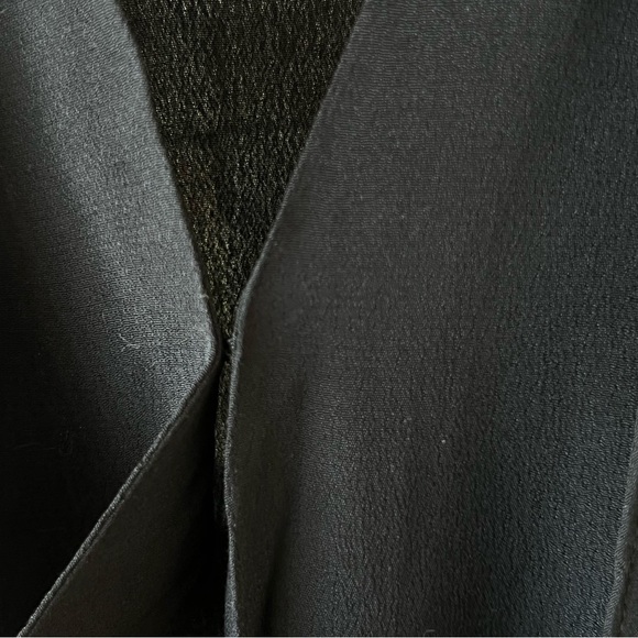 NWT ASTR The Label Black Short Sleeve Sheer Bodysuit Size Small - Picture 8 of 11